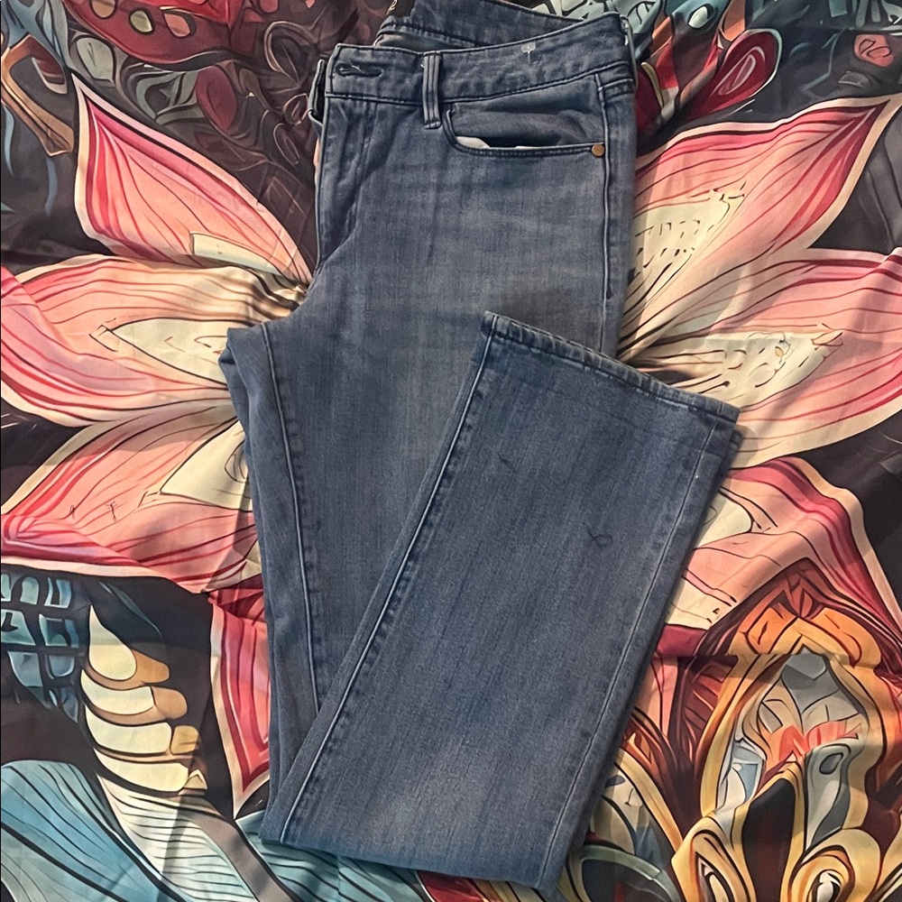 Buffalo David Bitton Light Blue Straight Leg Jeans